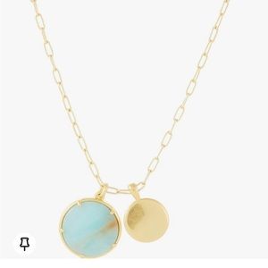 Madewell Stone Collection Amazonite Statement Necklace- NWOT